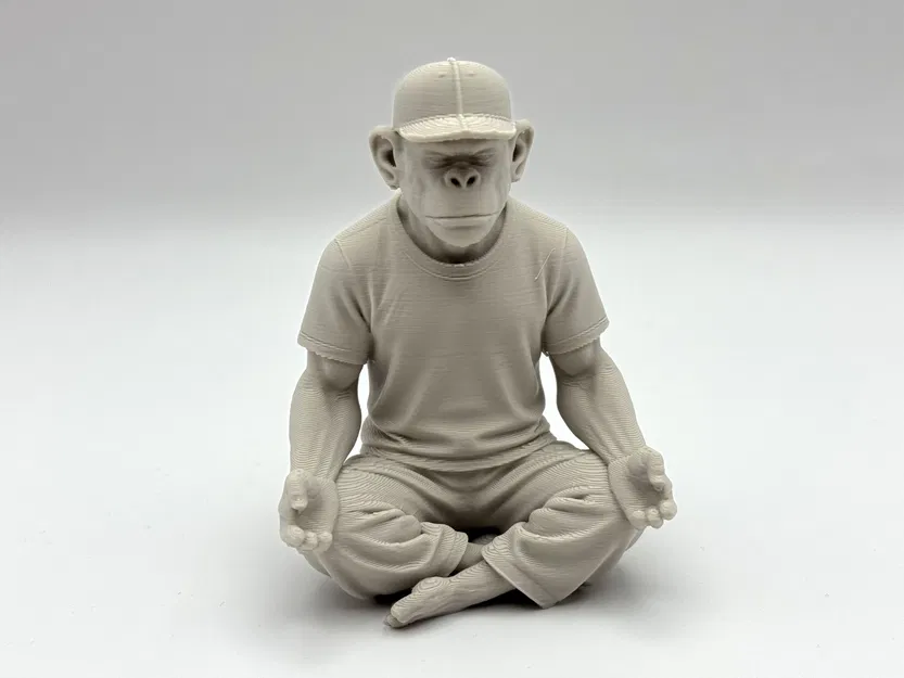 Khỉ Zen - Tượng Khỉ Thiền Định Yên Bình - Image 5