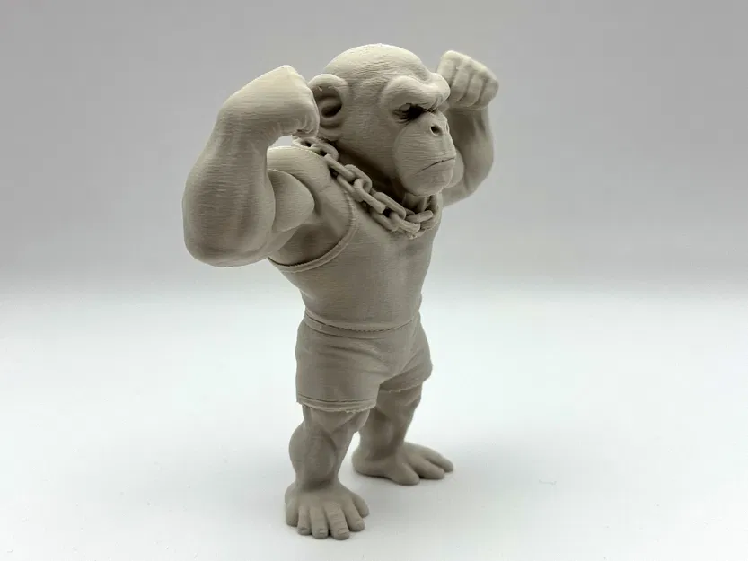 Tượng Khỉ Đột Cơ Bắp Muscle Ape - Image 4