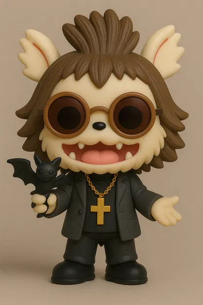 Ozzy Osbourne hóa LABUBU - OZZYBU! - Image 1