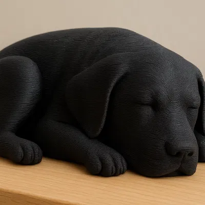 Mô hình Chó Labrador Đang Ngủ