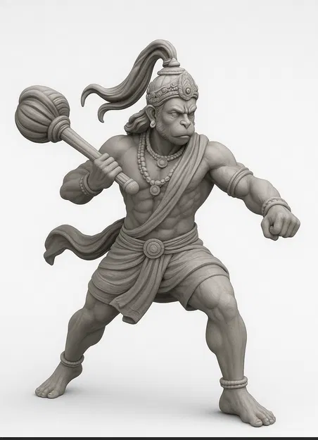 Tượng Anjineya - Chúa Tể Ấn Độ - Image 1