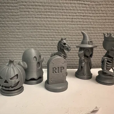 Bộ Cờ Vua Halloween – Kinh Dị & Vui Nhộn!