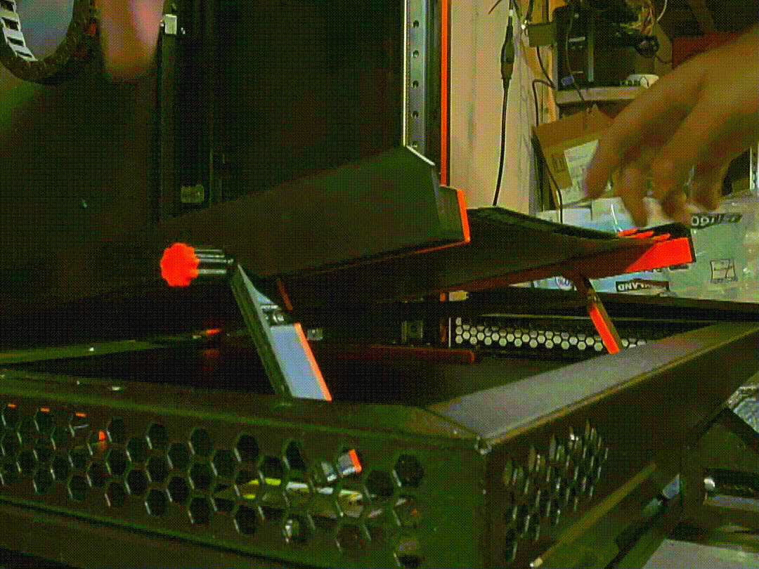 Giá đỡ khay thép tích hợp cho Prusa XL | Print-In-Place! | Tối đa 5 khay! - Thumbnail 3