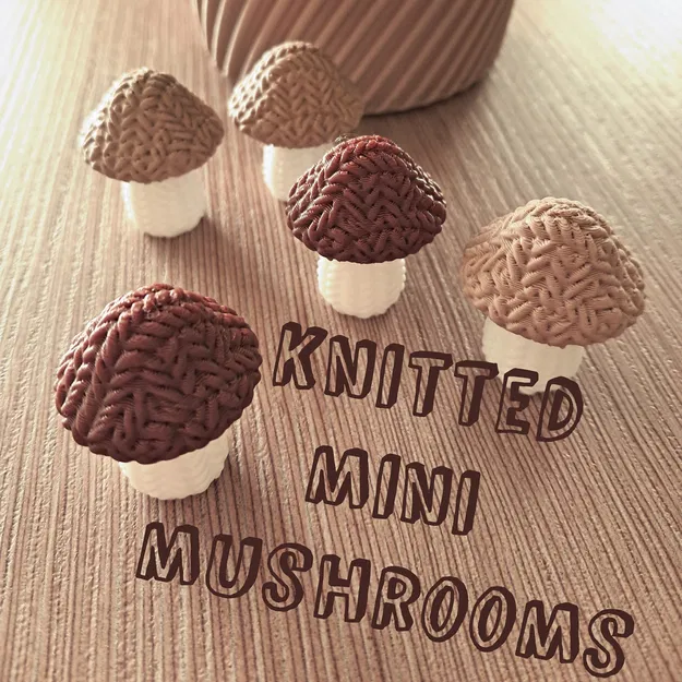 Nấm mini đan len - Image 1