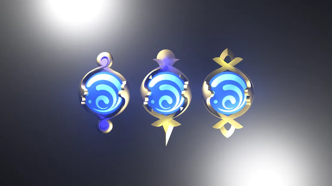 Các mẫu Vision từ Genshin Impact - Đủ loại - Image 5