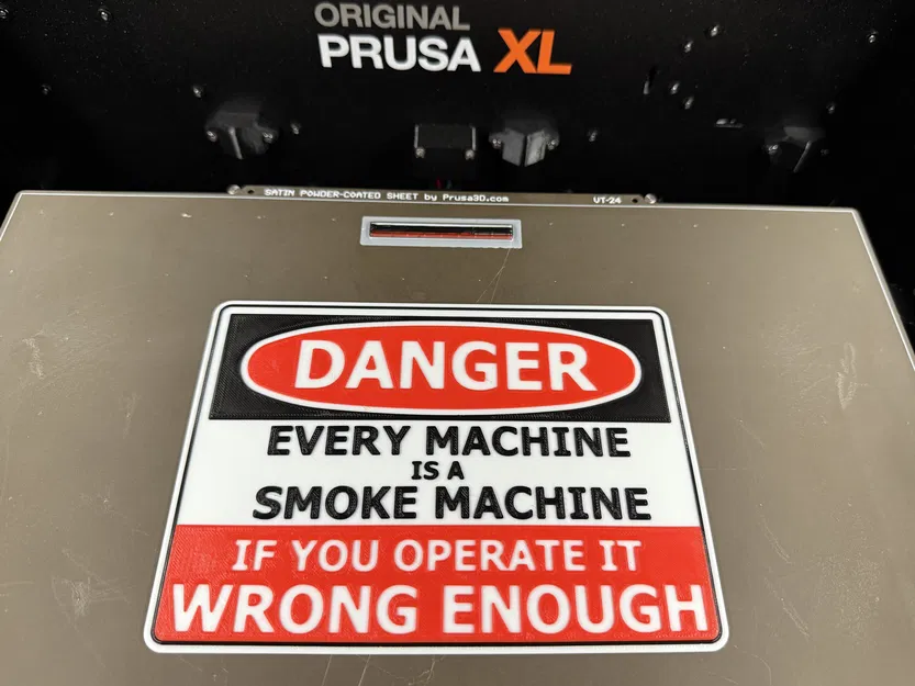 Biển Báo Máy Phun Khói - Image 1