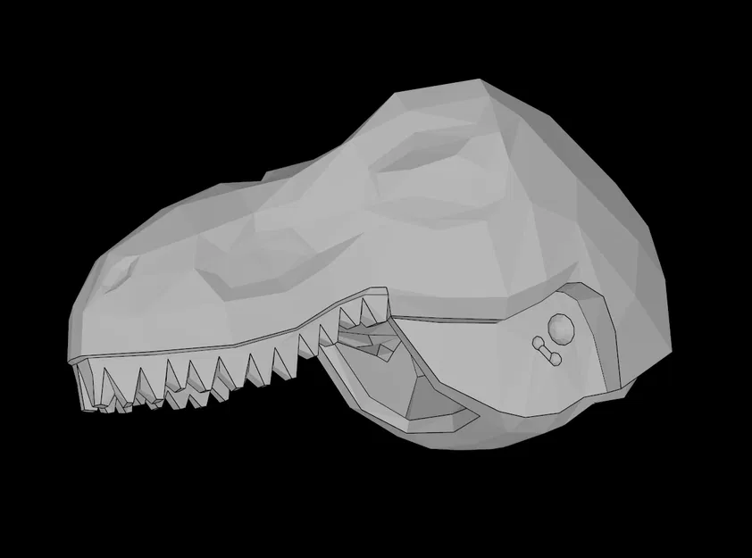 Đầu Khủng Long T-Rex Tương Thích Lego (98055.dat) - Image 1