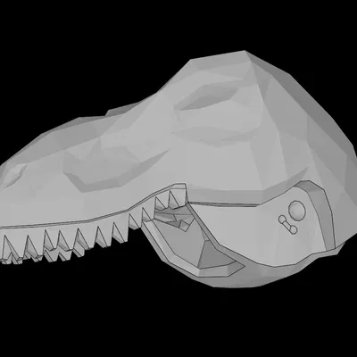 Đầu Khủng Long T-Rex Tương Thích Lego (98055.dat)