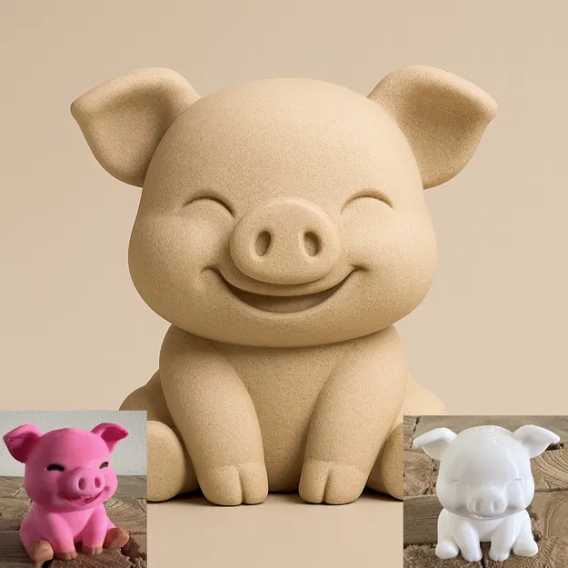 Heo Ngồi Dễ Thương - Image 1