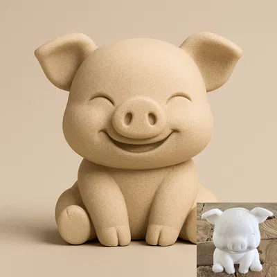 Heo Ngồi Dễ Thương