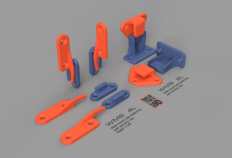 Giá Treo Tường - Hệ Thống Gài Bên Hông Có Khóa An Toàn - Image 1