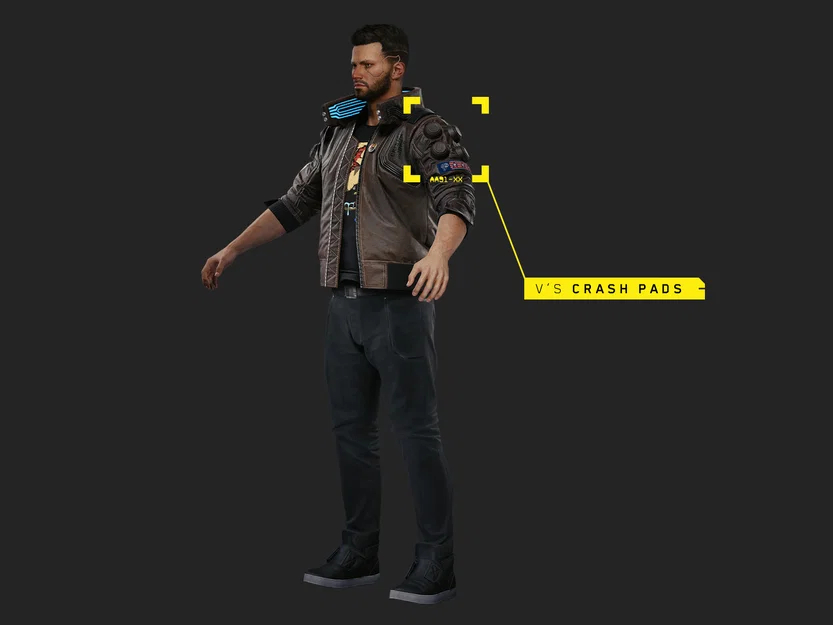 Cyberpunk 2077 — Miếng Đệm Vai V's Crash Pads - Image 1