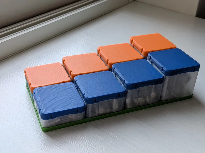 Hộp Gridfinity 1x1 – Có Nắp Vặn - Image 2