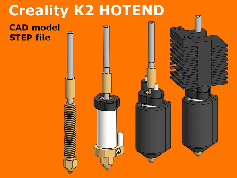 Mô hình CAD Đầu Phun Creality K2 - Image 1