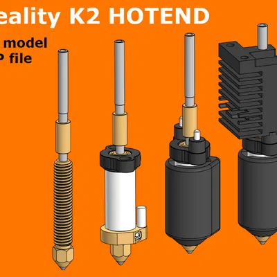 Mô hình CAD Đầu Phun Creality K2