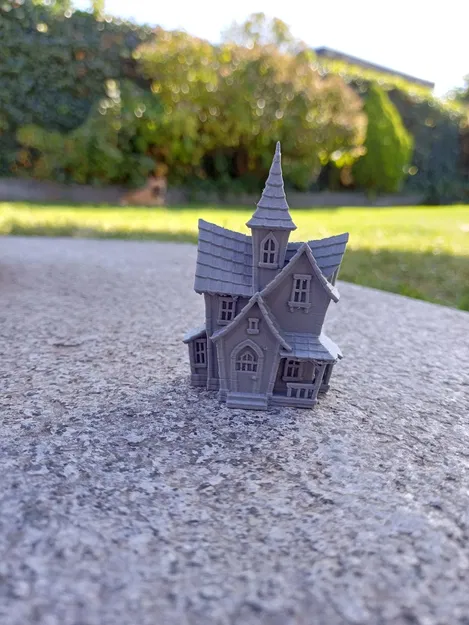 Mô Hình Ngôi Nhà Ma Ám - Thích Hợp Cho Halloween & RPG - Image 1