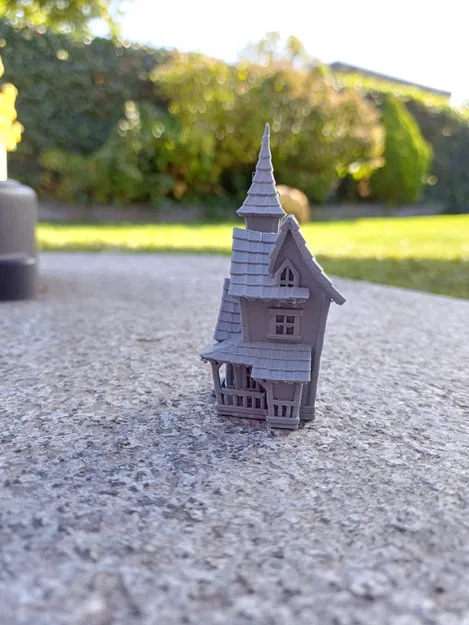 Mô Hình Ngôi Nhà Ma Ám - Thích Hợp Cho Halloween & RPG - Image 2