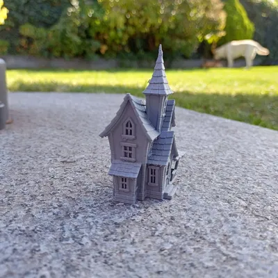 Mô Hình Ngôi Nhà Ma Ám - Thích Hợp Cho Halloween & RPG