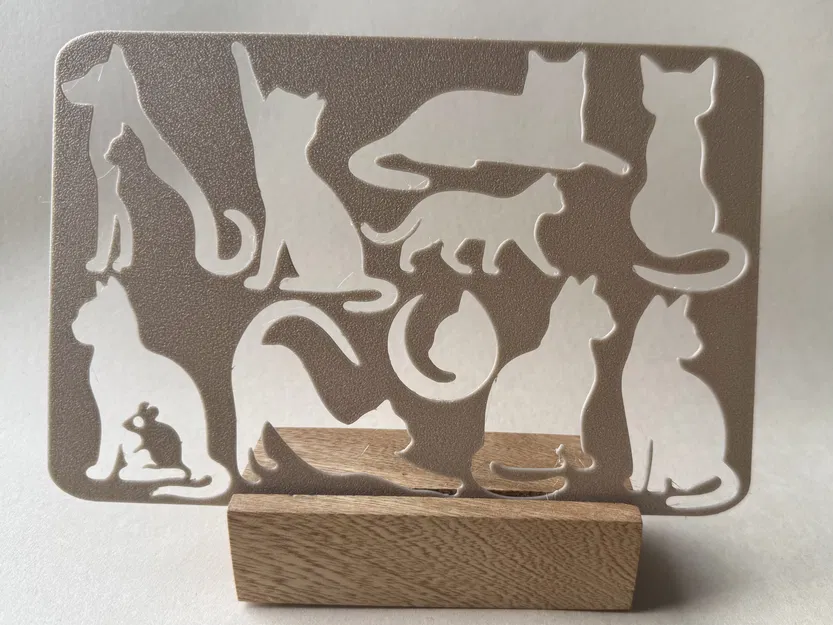 Khuôn Cắt Hình Bóng Mèo - Image 1