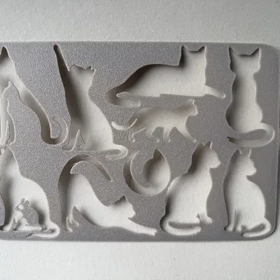 Khuôn Cắt Hình Bóng Mèo