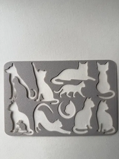 Khuôn Cắt Hình Bóng Mèo - Image 5