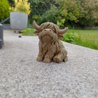 Bò Cao Nguyên Mập Ú – Cưng Xỉu Sừng To