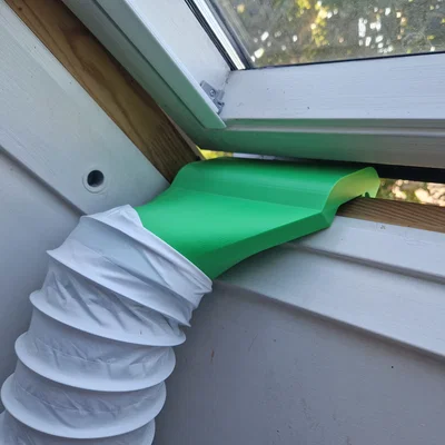 Bộ Chuyển Đổi Ống Thông Gió Cửa Sổ 100mm