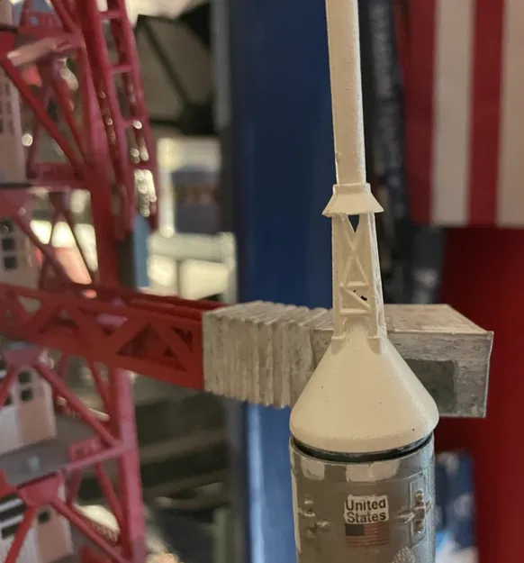 Mô hình Tên lửa Saturn V, Tháp Phóng, Bệ Phóng Di Động có LED và Crawler (Tỉ lệ 1:157) - Image 14