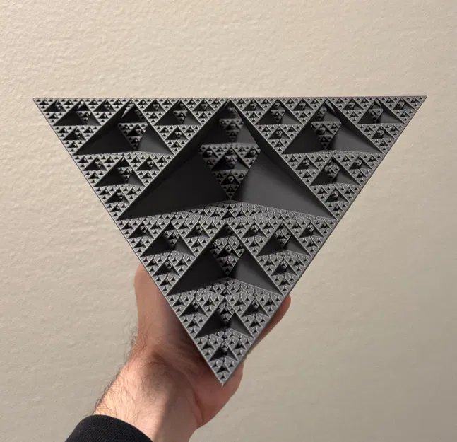 Mô hình Fractal Hình chóp tam giác Sierpiński Cấp 6 - Chế độ Bình - Image 7