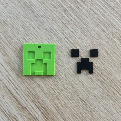 Móc Khóa Creeper 8-bit Nhiều Bộ Phận – Lắp Ráp Dễ Dàng Không Keo