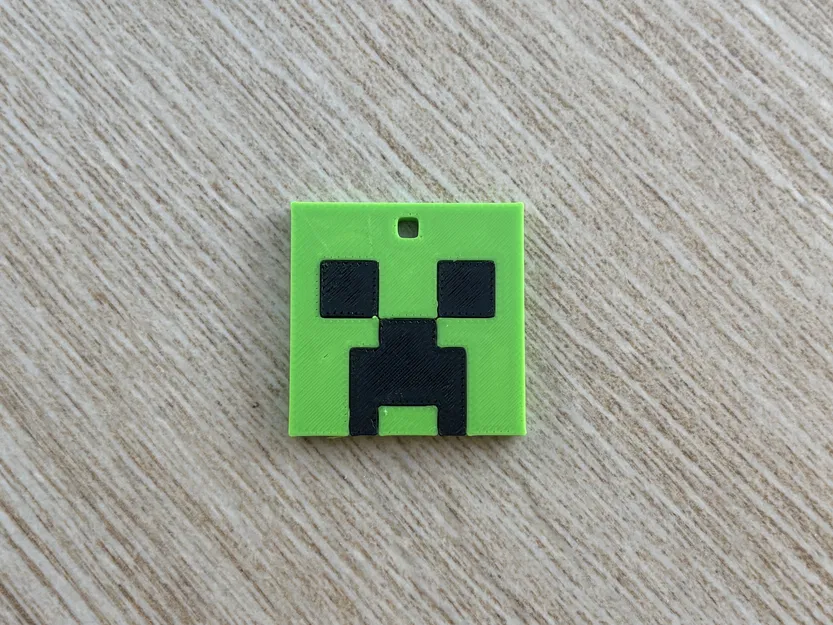Móc Khóa Creeper 8-bit Nhiều Bộ Phận – Lắp Ráp Dễ Dàng Không Keo - Image 4