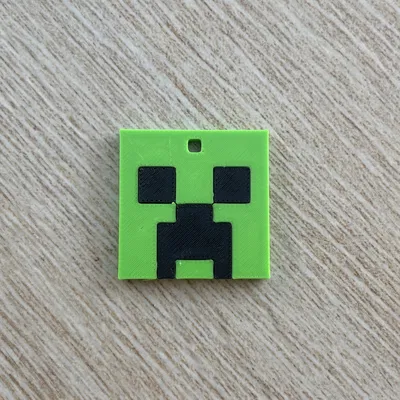 Móc Khóa Creeper 8-bit Nhiều Bộ Phận – Lắp Ráp Dễ Dàng Không Keo