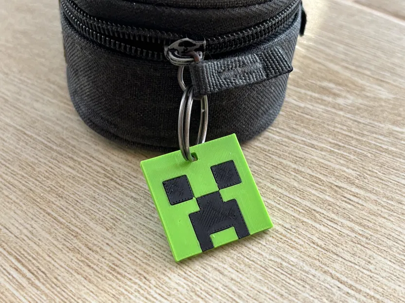 Móc Khóa Creeper 8-bit Nhiều Bộ Phận – Lắp Ráp Dễ Dàng Không Keo - Image 5