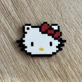 Móc Khóa Hello Kitty 8-bit Lắp Ráp Đa Mảnh – Dễ Dàng Không Cần Keo - Thumbnail 4