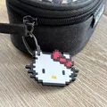 Móc Khóa Hello Kitty 8-bit Lắp Ráp Đa Mảnh – Dễ Dàng Không Cần Keo - Thumbnail 5