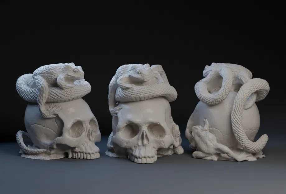 Đồ Ngự Triện Ếch Rắn Đầu Lâu: Tạ Giữ Dây Thắt Lưng Kimono - Image 1