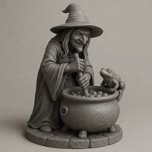 Phù Thủy Bên Vạc Cùng Ếch - Image 1