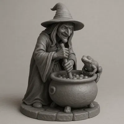 Phù Thủy Bên Vạc Cùng Ếch