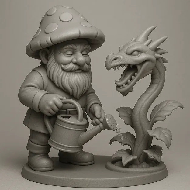 Ông Lùn Làm Vườn Mũ Nấm - Image 1