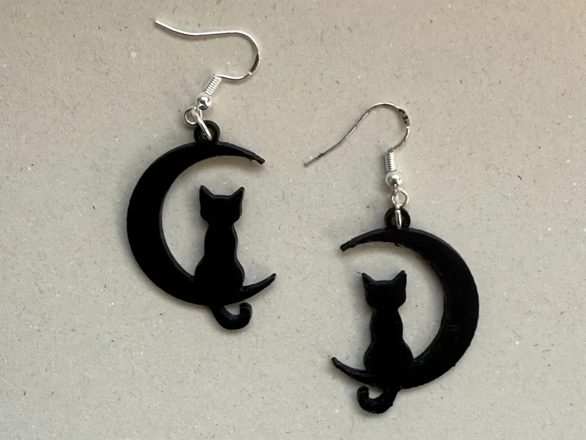 Bông Tai Mèo Và Trăng Lưỡi Liềm - Image 1