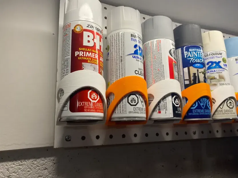 Kệ Giữ Bình Sơn Cho Pegboard - Image 1