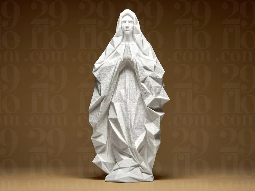 Tượng Thánh Mary Hình Học - Image 3