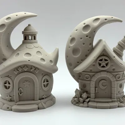 Nhà Cổ Tích Dưới Ánh Trăng