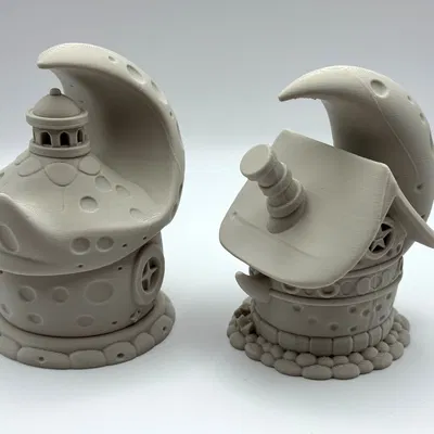 Nhà Cổ Tích Dưới Ánh Trăng