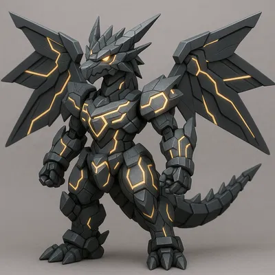 Rồng Mecha Phong Cách Anime