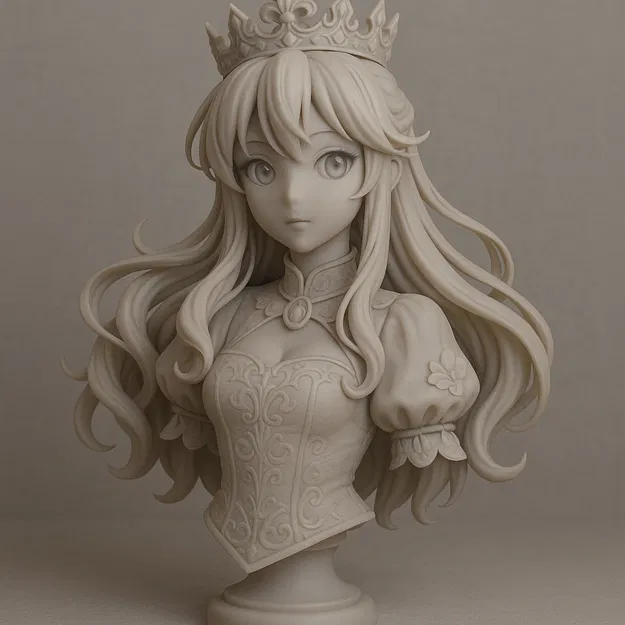 Tượng Công Chúa Phong Cách Anime - Image 1