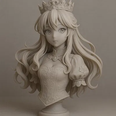 Tượng Công Chúa Phong Cách Anime