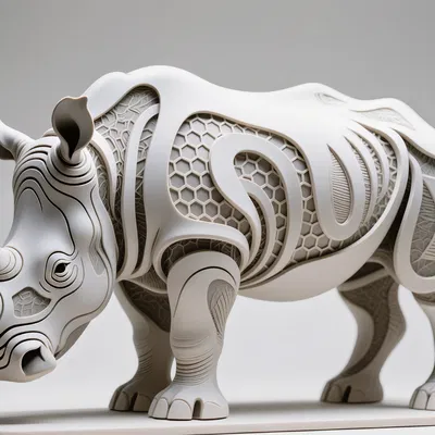 Tượng Nashorn, Tác phẩm điêu khắc Hexa