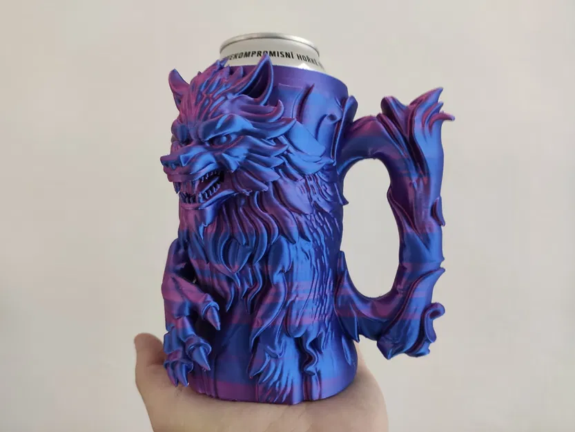 Giá Đỡ Lon / Cốc Bia Hình Người Sói - Image 1