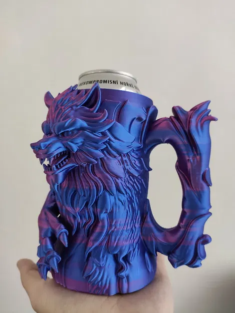 Giá Đỡ Lon / Cốc Bia Hình Người Sói - Image 3